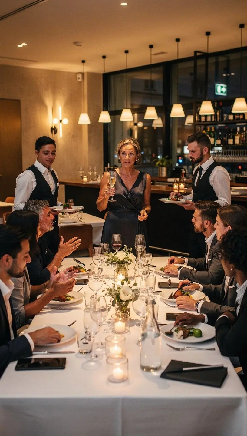 Eine Gruppe von Menschen in einem Seminarraum, die an einem Online-Shop-Kurs teilnehmen.